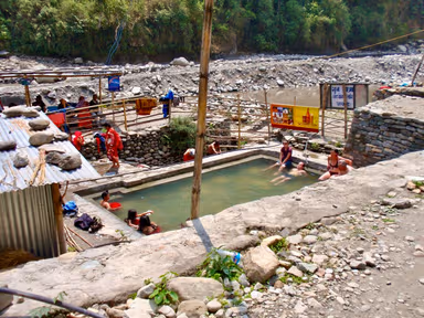   01: Kathmandu to Tatopani via Pokhara (Flight + Drive)